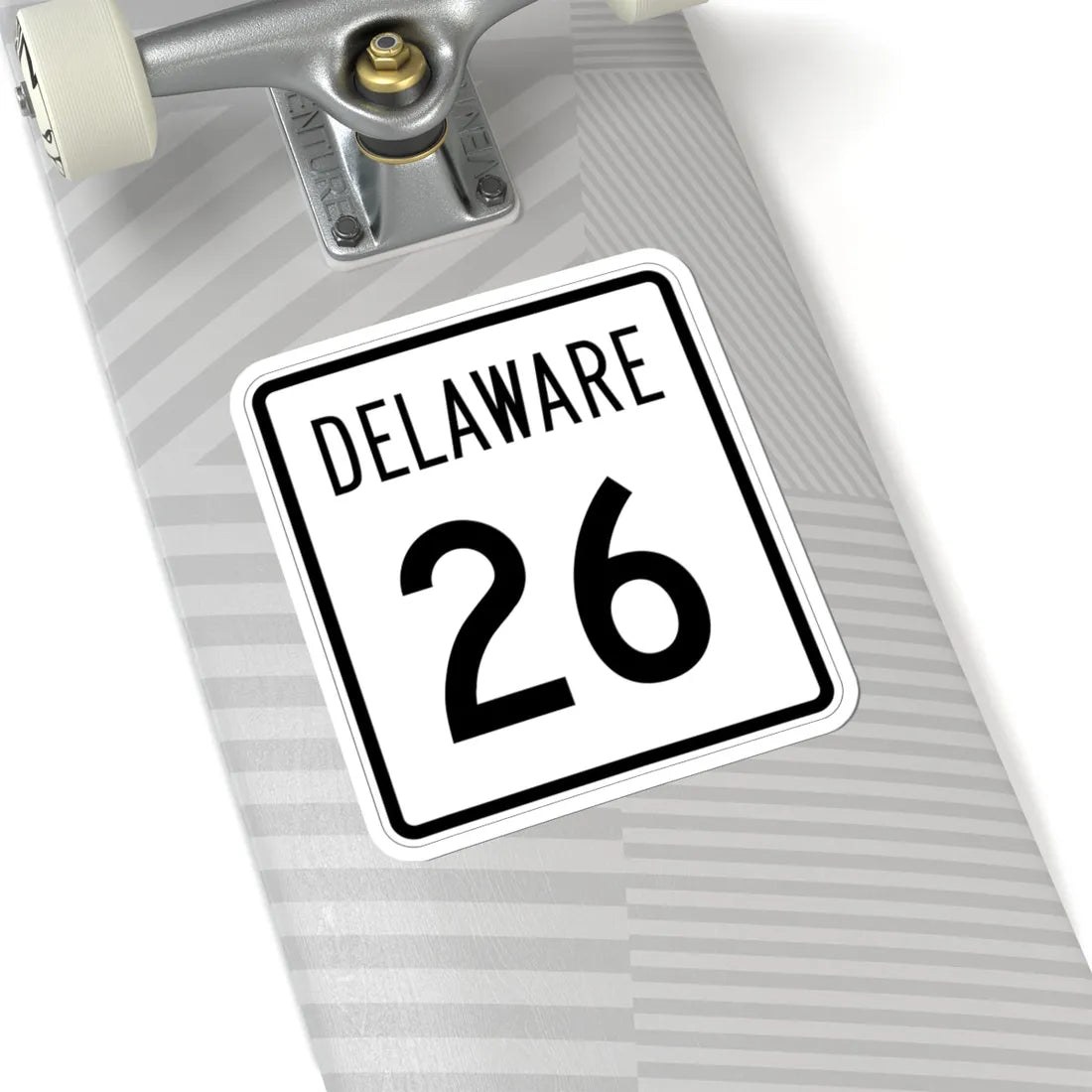 Delaware 26 1955 (Delaware) (Road Sign) STICKER Vinyl Kiss-Cut Decal - The Sticker Space