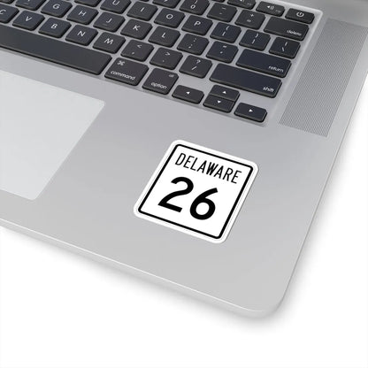 Delaware 26 1955 (Delaware) (Road Sign) STICKER Vinyl Kiss-Cut Decal - The Sticker Space