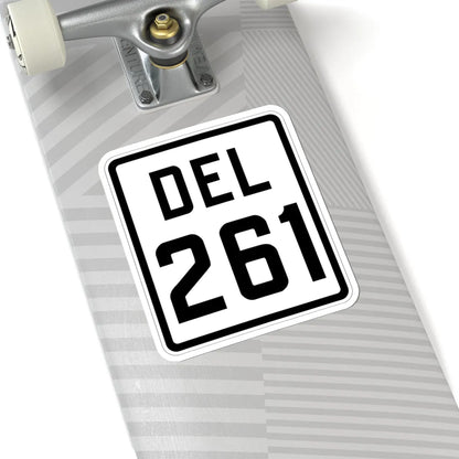 Delaware 261 1926 (Delaware) (Road Sign) STICKER Vinyl Kiss-Cut Decal - The Sticker Space