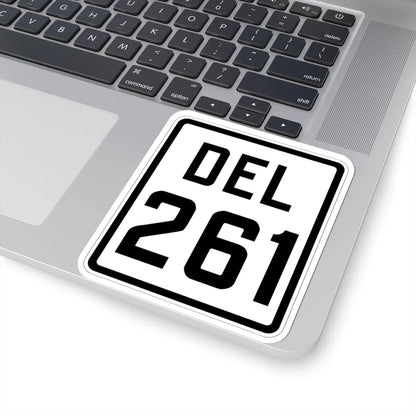 Delaware 261 1926 (Delaware) (Road Sign) STICKER Vinyl Kiss-Cut Decal - The Sticker Space
