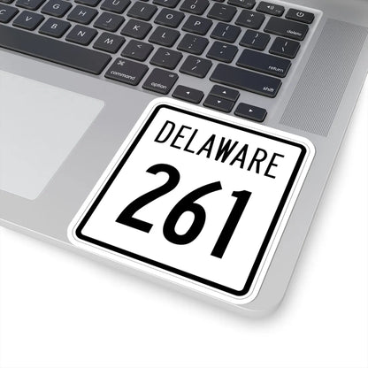 Delaware 261 1955 (Delaware) (Road Sign) STICKER Vinyl Kiss-Cut Decal - The Sticker Space