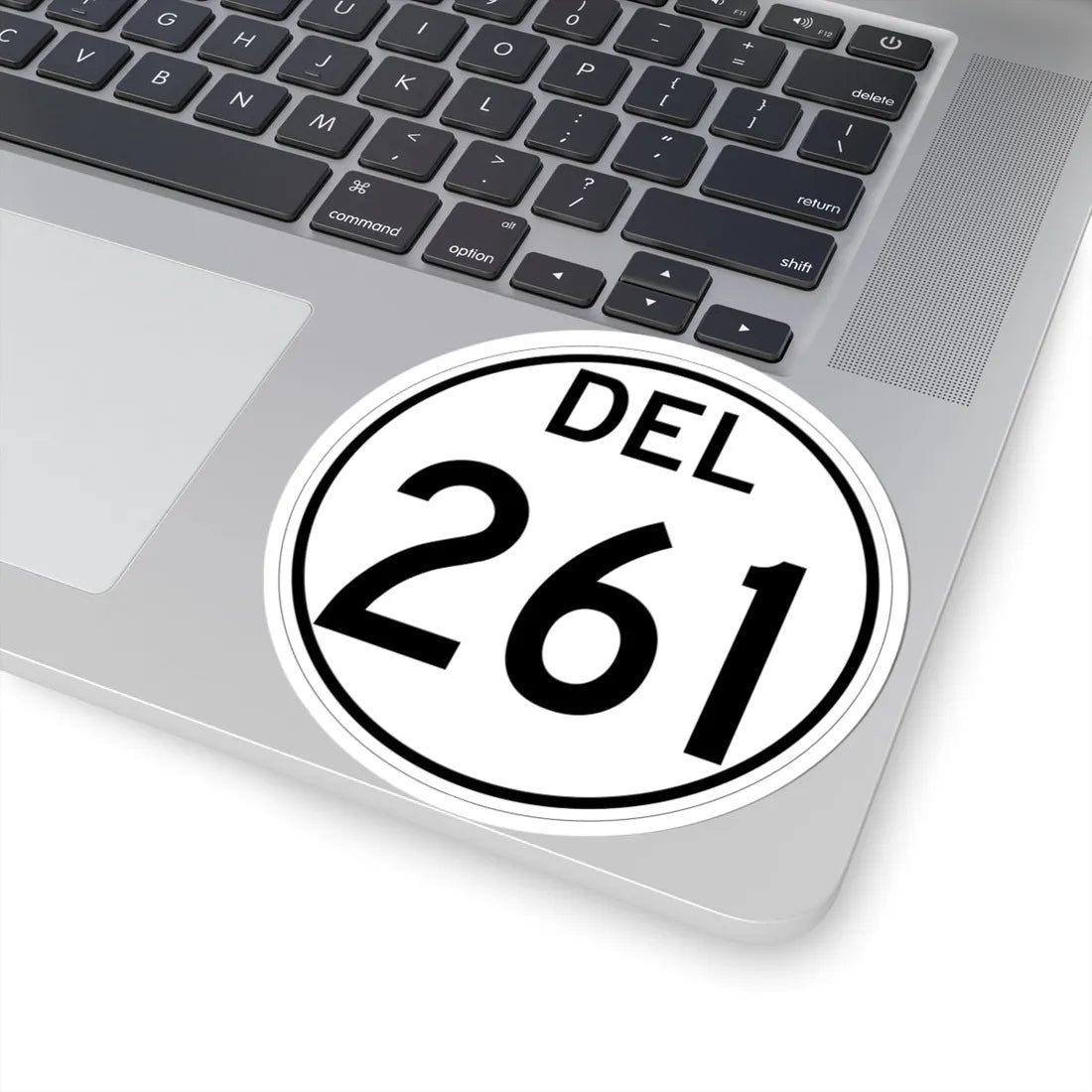 Delaware 261 1964 (Delaware) (Road Sign) STICKER Vinyl Kiss-Cut Decal - The Sticker Space