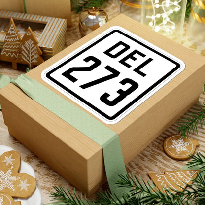 Delaware 273 1926 (Delaware) (Road Sign) STICKER Vinyl Kiss-Cut Decal - The Sticker Space