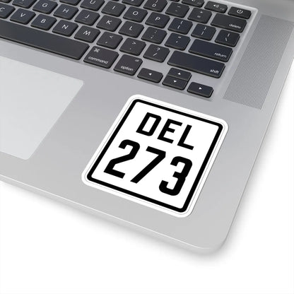 Delaware 273 1926 (Delaware) (Road Sign) STICKER Vinyl Kiss-Cut Decal - The Sticker Space