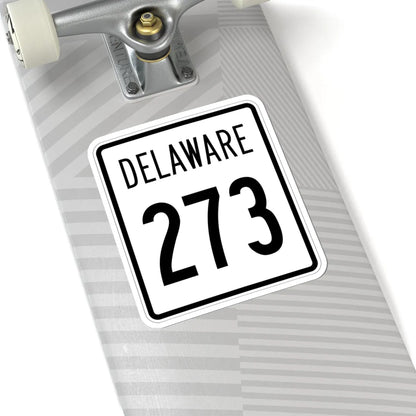Delaware 273 1955 (Delaware) (Road Sign) STICKER Vinyl Kiss-Cut Decal - The Sticker Space