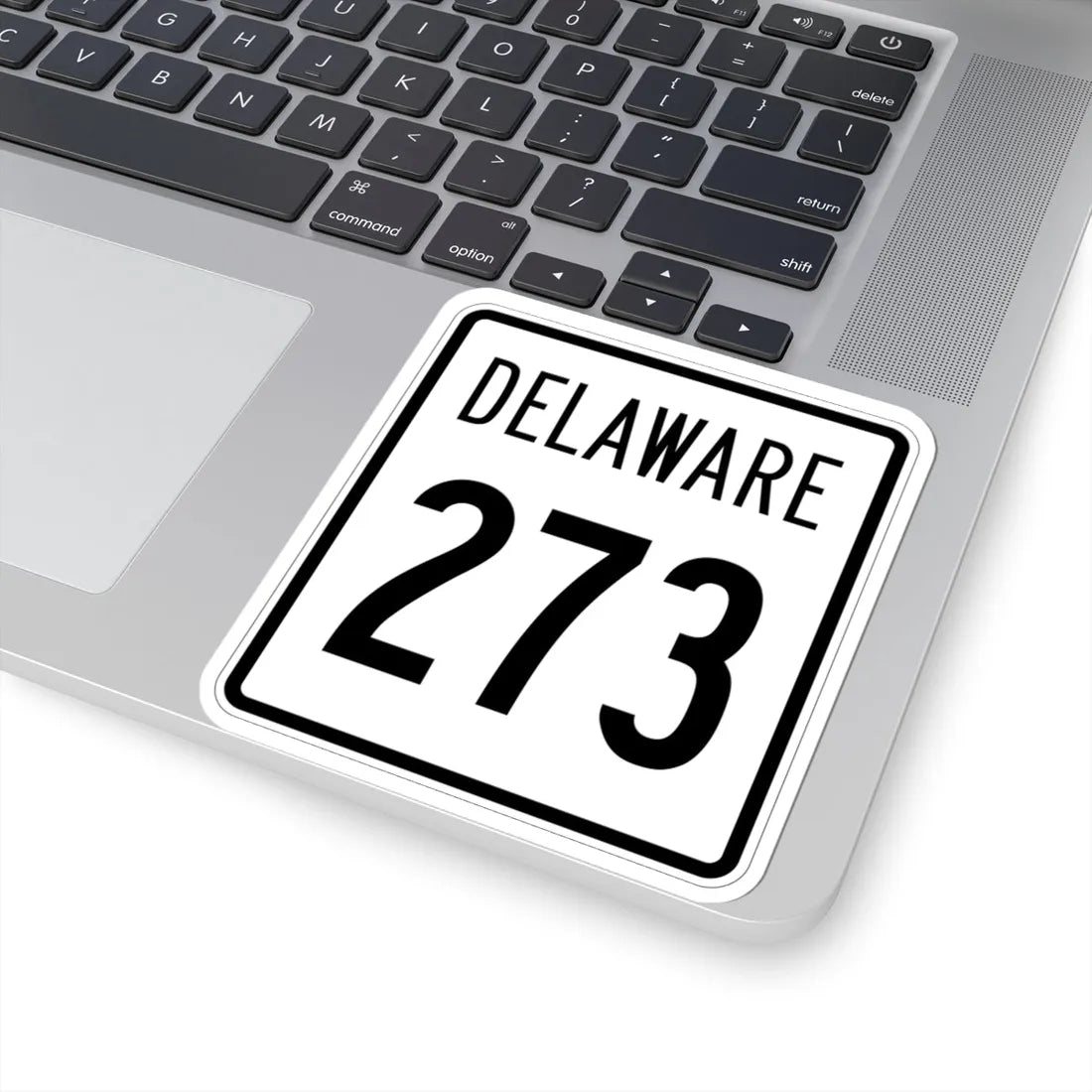Delaware 273 1955 (Delaware) (Road Sign) STICKER Vinyl Kiss-Cut Decal - The Sticker Space