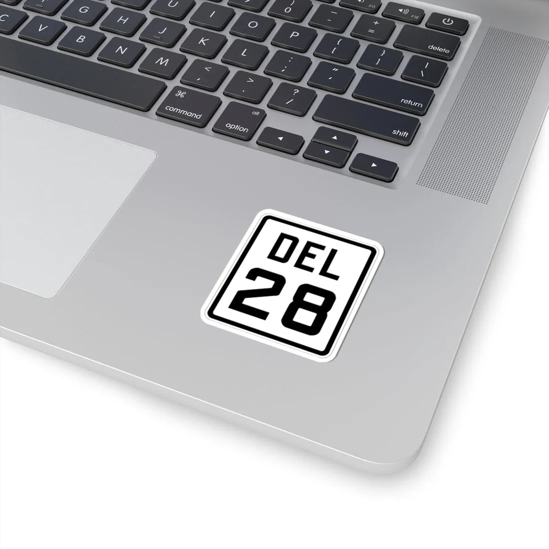 Delaware 28 1926 (Delaware) (Road Sign) STICKER Vinyl Kiss-Cut Decal - The Sticker Space
