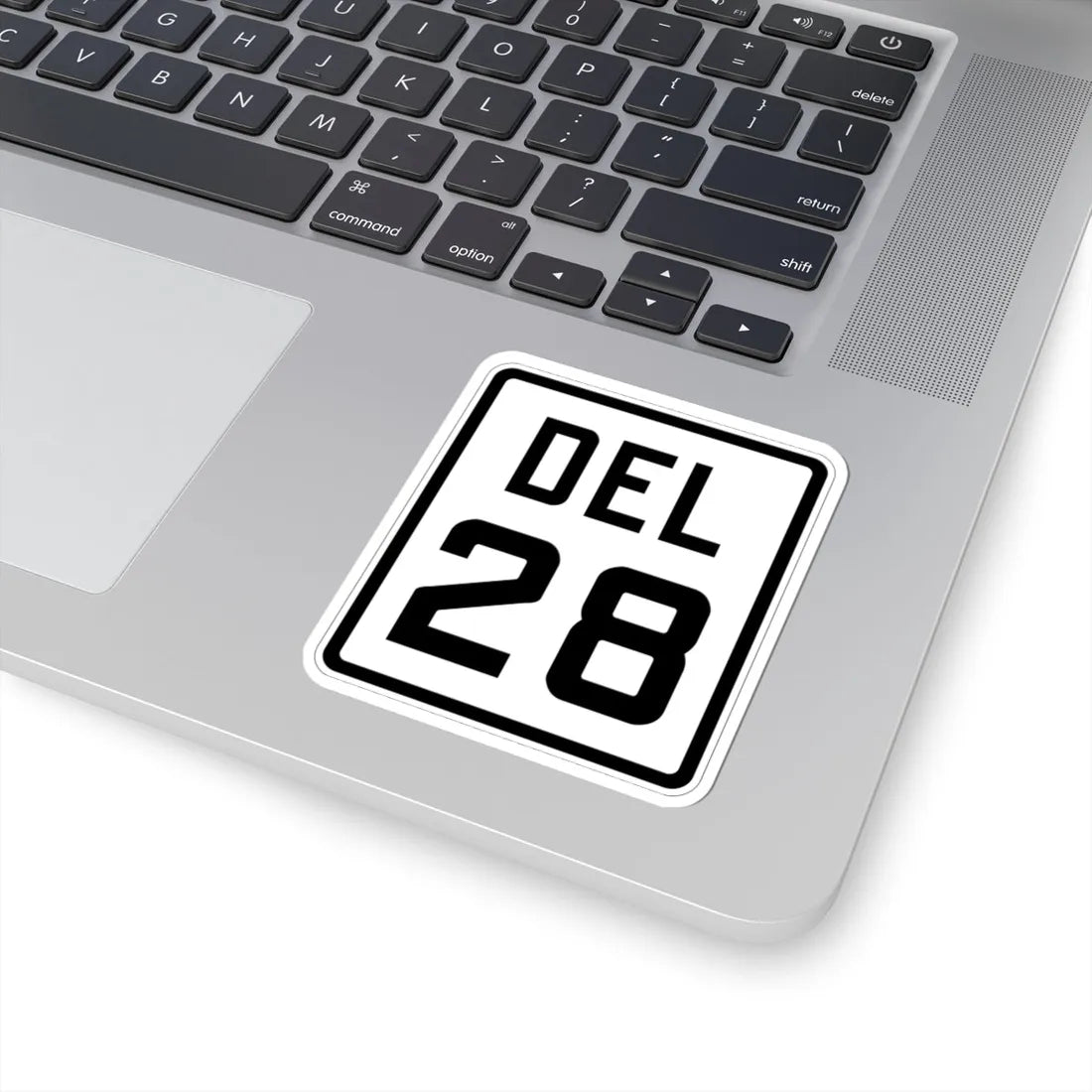 Delaware 28 1926 (Delaware) (Road Sign) STICKER Vinyl Kiss-Cut Decal - The Sticker Space
