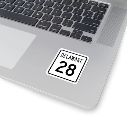 Delaware 28 1955 (Delaware) (Road Sign) STICKER Vinyl Kiss-Cut Decal - The Sticker Space