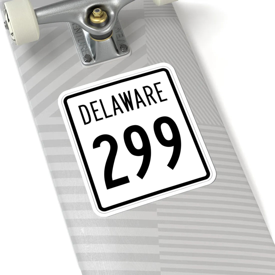 Delaware 299 1955 (Delaware) (Road Sign) STICKER Vinyl Kiss-Cut Decal - The Sticker Space