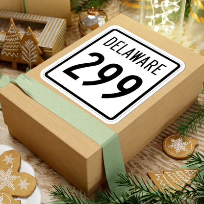 Delaware 299 1955 (Delaware) (Road Sign) STICKER Vinyl Kiss-Cut Decal - The Sticker Space