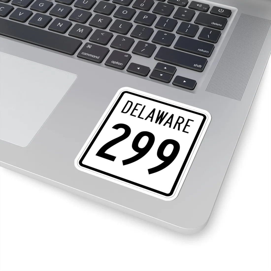 Delaware 299 1955 (Delaware) (Road Sign) STICKER Vinyl Kiss-Cut Decal - The Sticker Space