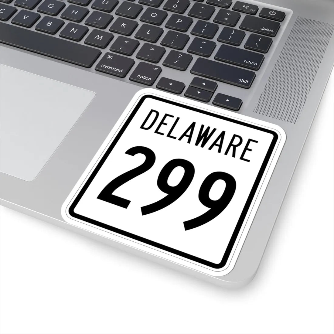 Delaware 299 1955 (Delaware) (Road Sign) STICKER Vinyl Kiss-Cut Decal - The Sticker Space