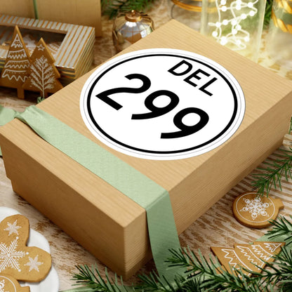 Delaware 299 1964 (Delaware) (Road Sign) STICKER Vinyl Kiss-Cut Decal - The Sticker Space