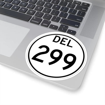 Delaware 299 1964 (Delaware) (Road Sign) STICKER Vinyl Kiss-Cut Decal - The Sticker Space