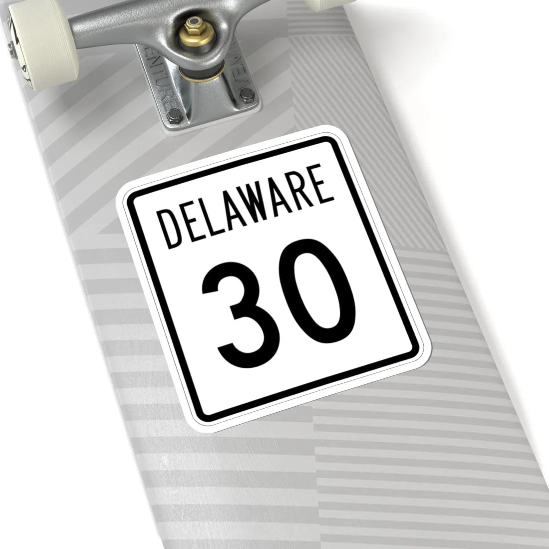 Delaware 30 1955 (Delaware) (Road Sign) STICKER Vinyl Kiss-Cut Decal - The Sticker Space