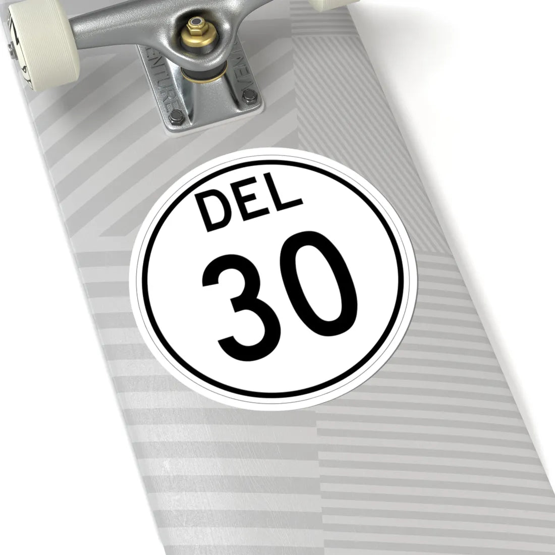 Delaware 30 1964 (Delaware) (Road Sign) STICKER Vinyl Kiss-Cut Decal - The Sticker Space