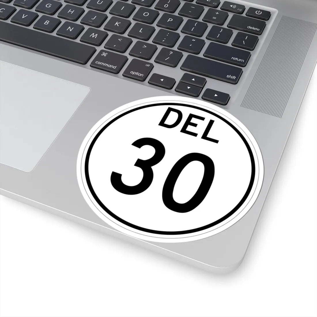 Delaware 30 1964 (Delaware) (Road Sign) STICKER Vinyl Kiss-Cut Decal - The Sticker Space