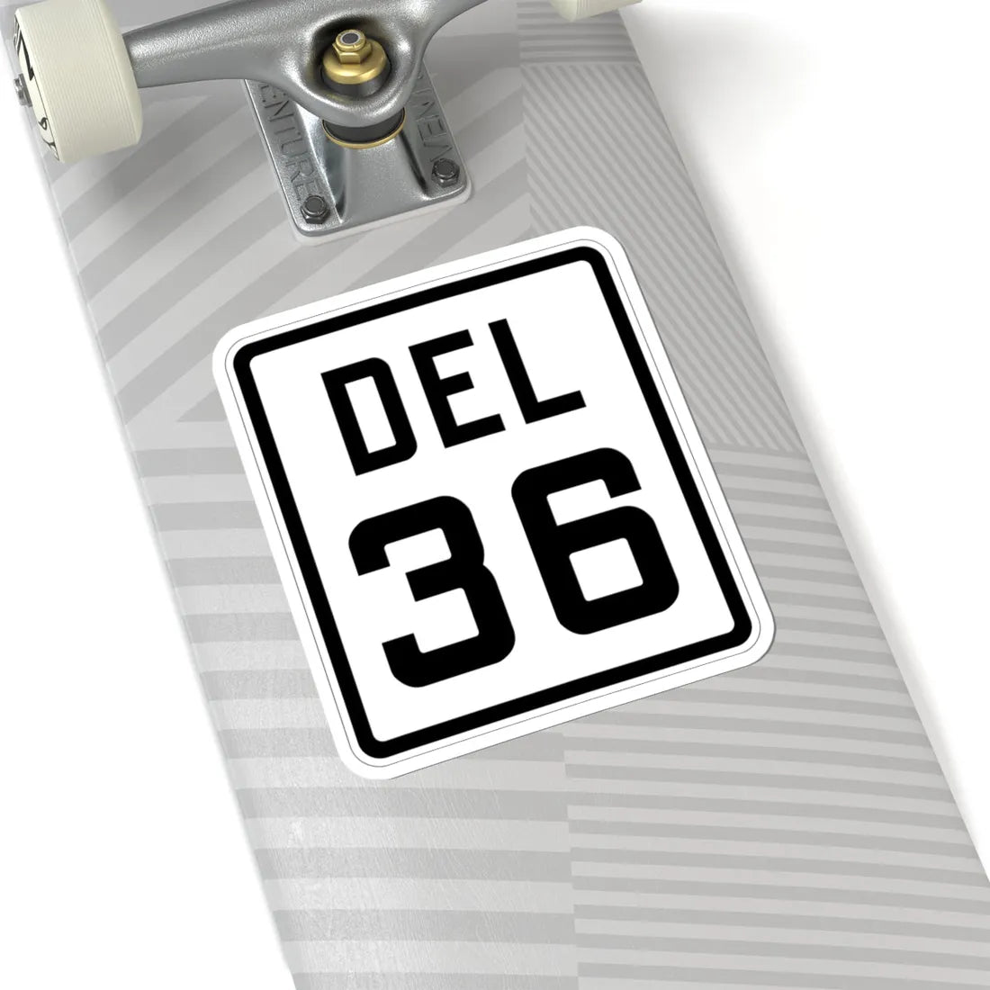 Delaware 36 1926 (Delaware) (Road Sign) STICKER Vinyl Kiss-Cut Decal - The Sticker Space