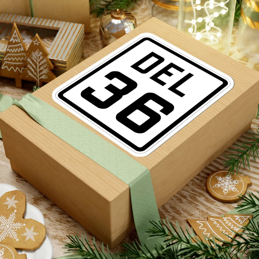 Delaware 36 1926 (Delaware) (Road Sign) STICKER Vinyl Kiss-Cut Decal - The Sticker Space