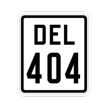 Delaware 404 1926 (Delaware) (Road Sign) STICKER Vinyl Kiss-Cut Decal 3 Inch White - The Sticker Space