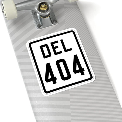 Delaware 404 1926 (Delaware) (Road Sign) STICKER Vinyl Kiss-Cut Decal - The Sticker Space