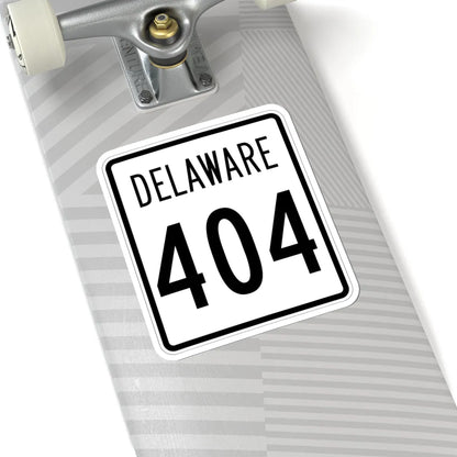 Delaware 404 1955 (Delaware) (Road Sign) STICKER Vinyl Kiss-Cut Decal - The Sticker Space