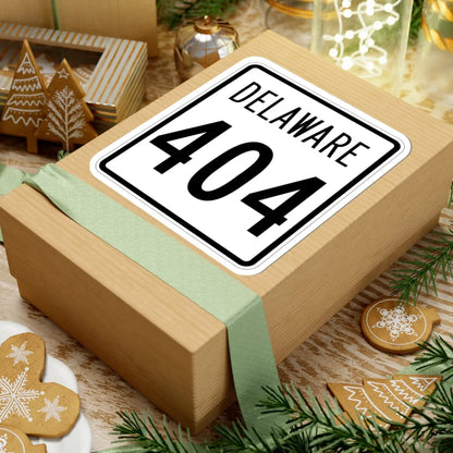 Delaware 404 1955 (Delaware) (Road Sign) STICKER Vinyl Kiss-Cut Decal - The Sticker Space