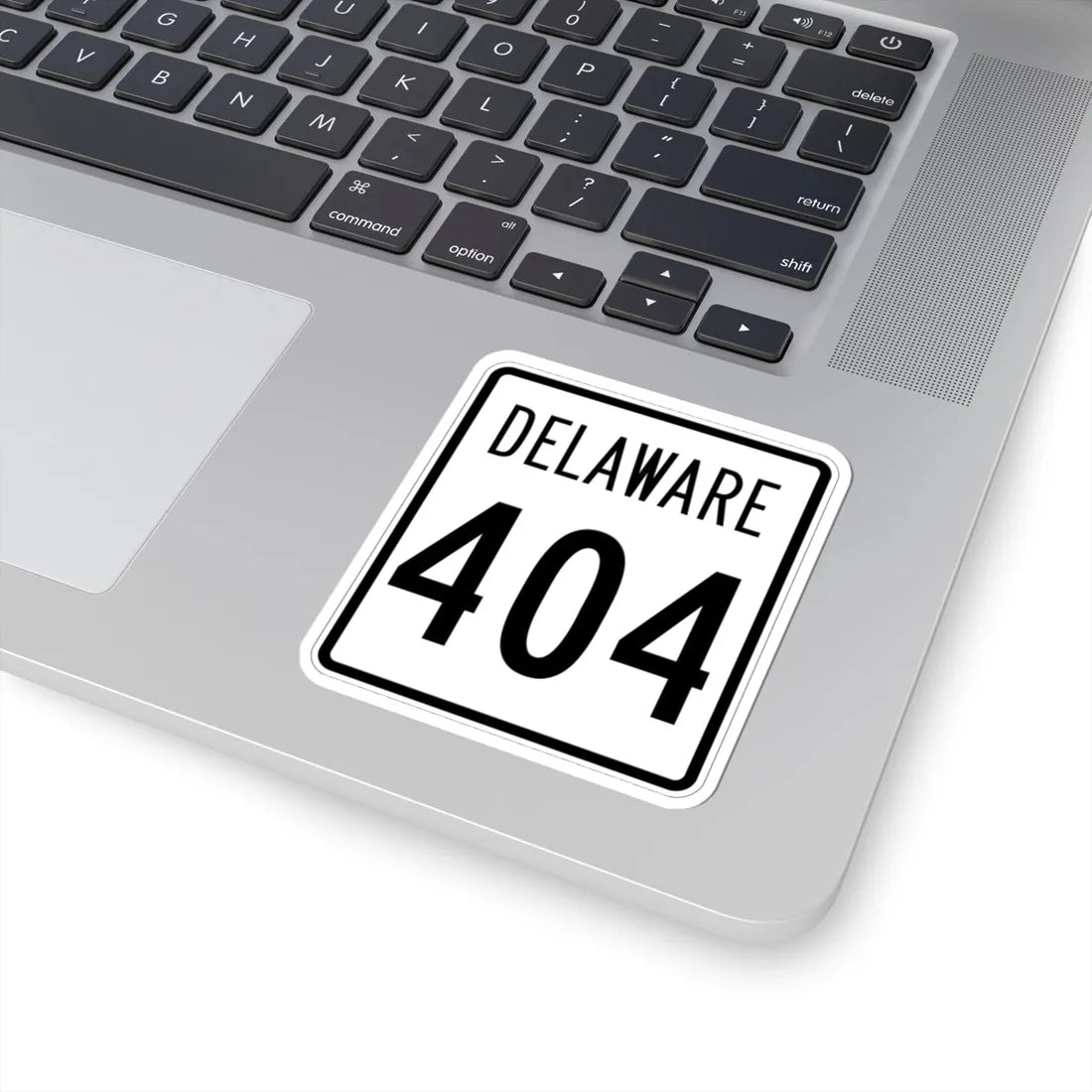 Delaware 404 1955 (Delaware) (Road Sign) STICKER Vinyl Kiss-Cut Decal - The Sticker Space
