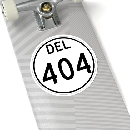 Delaware 404 1964 (Delaware) (Road Sign) STICKER Vinyl Kiss-Cut Decal - The Sticker Space