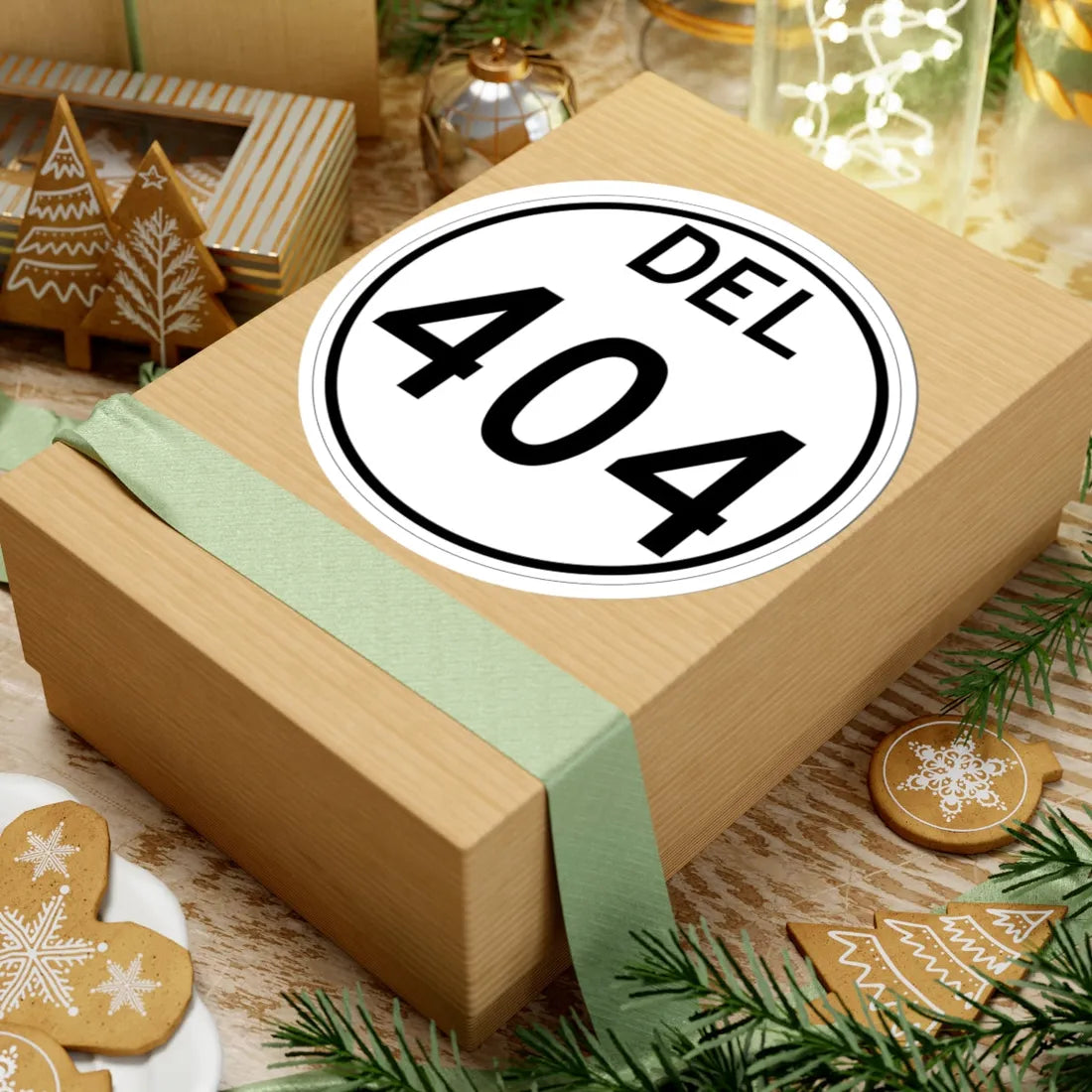 Delaware 404 1964 (Delaware) (Road Sign) STICKER Vinyl Kiss-Cut Decal - The Sticker Space