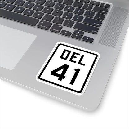 Delaware 41 1926 (Delaware) (Road Sign) STICKER Vinyl Kiss-Cut Decal - The Sticker Space