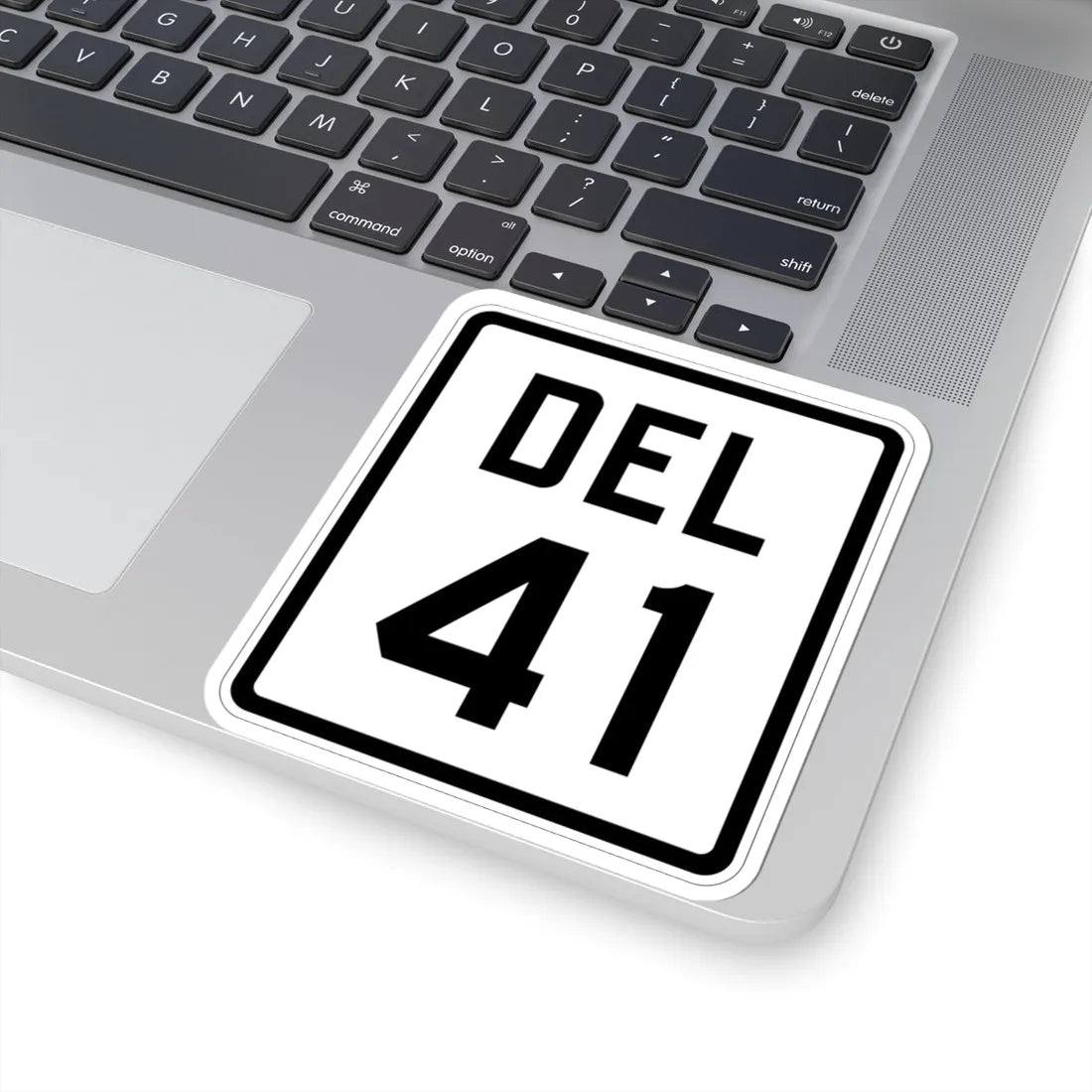 Delaware 41 1926 (Delaware) (Road Sign) STICKER Vinyl Kiss-Cut Decal - The Sticker Space
