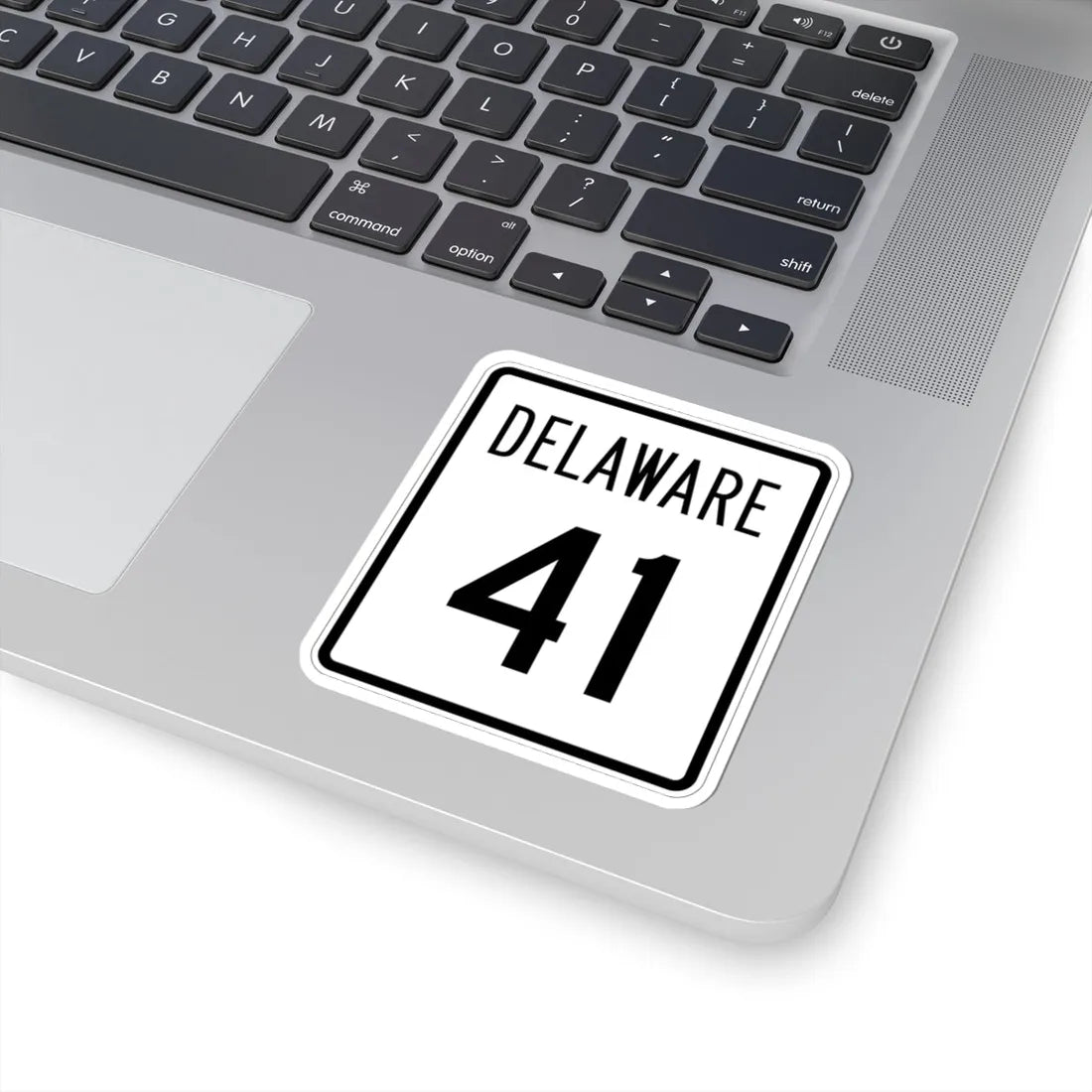Delaware 41 1955 (Delaware) (Road Sign) STICKER Vinyl Kiss-Cut Decal - The Sticker Space