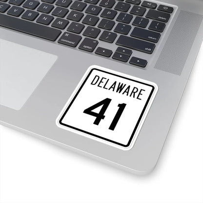 Delaware 41 1955 (Delaware) (Road Sign) STICKER Vinyl Kiss-Cut Decal - The Sticker Space