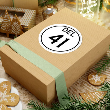 Delaware 41 1964 (Delaware) (Road Sign) STICKER Vinyl Kiss-Cut Decal - The Sticker Space