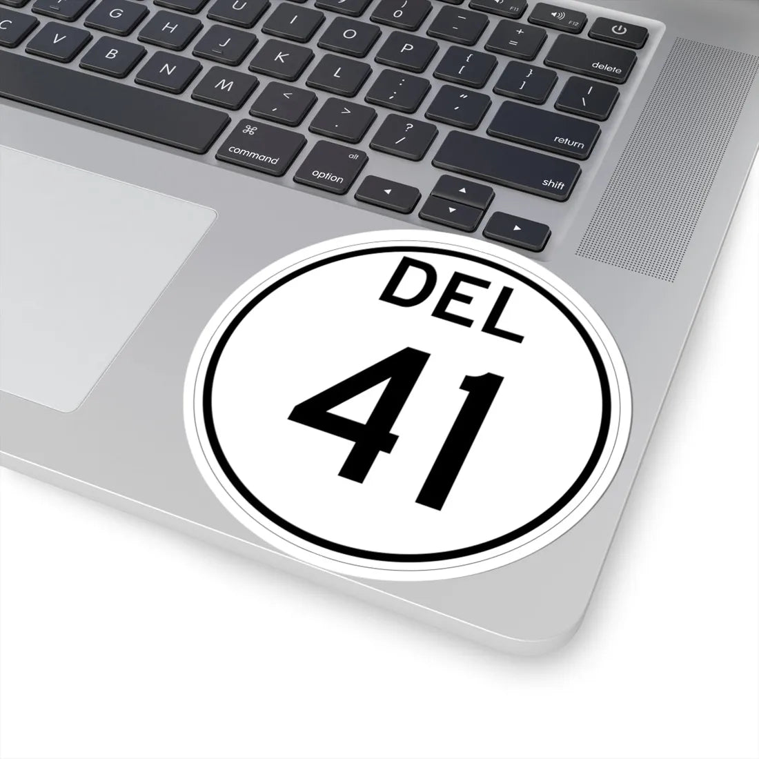 Delaware 41 1964 (Delaware) (Road Sign) STICKER Vinyl Kiss-Cut Decal - The Sticker Space