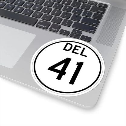 Delaware 41 1964 (Delaware) (Road Sign) STICKER Vinyl Kiss-Cut Decal - The Sticker Space