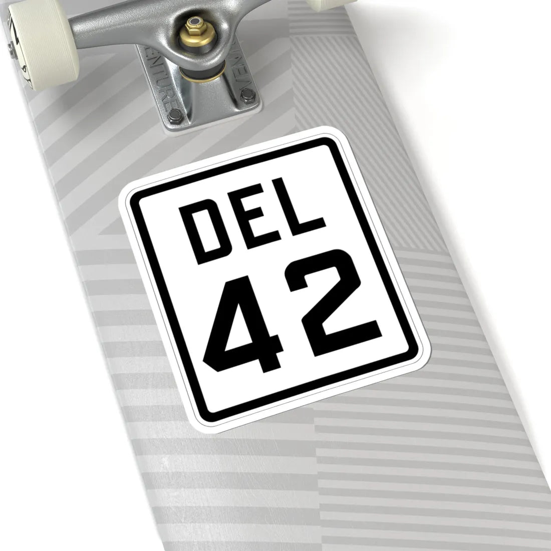 Delaware 42 1926 (Delaware) (Road Sign) STICKER Vinyl Kiss-Cut Decal - The Sticker Space