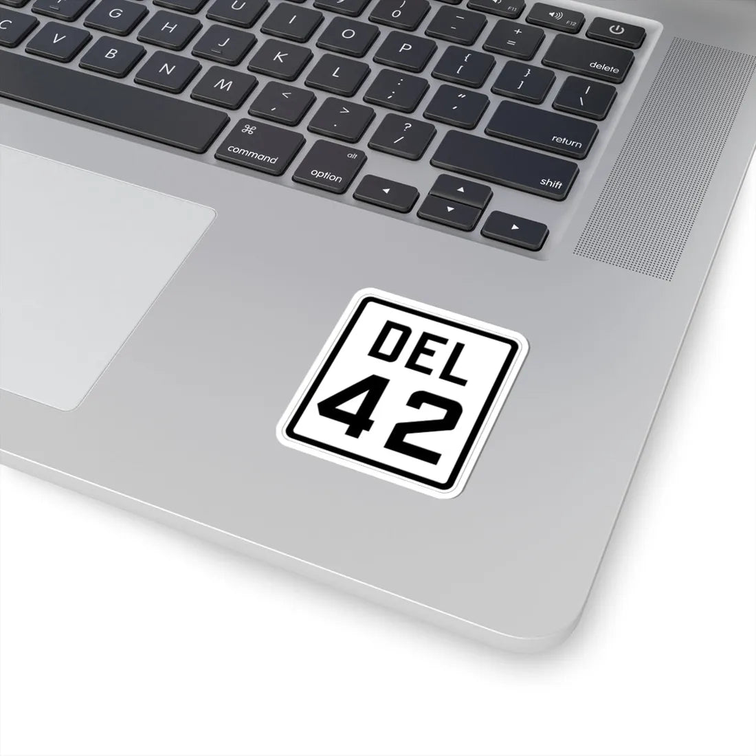 Delaware 42 1926 (Delaware) (Road Sign) STICKER Vinyl Kiss-Cut Decal - The Sticker Space