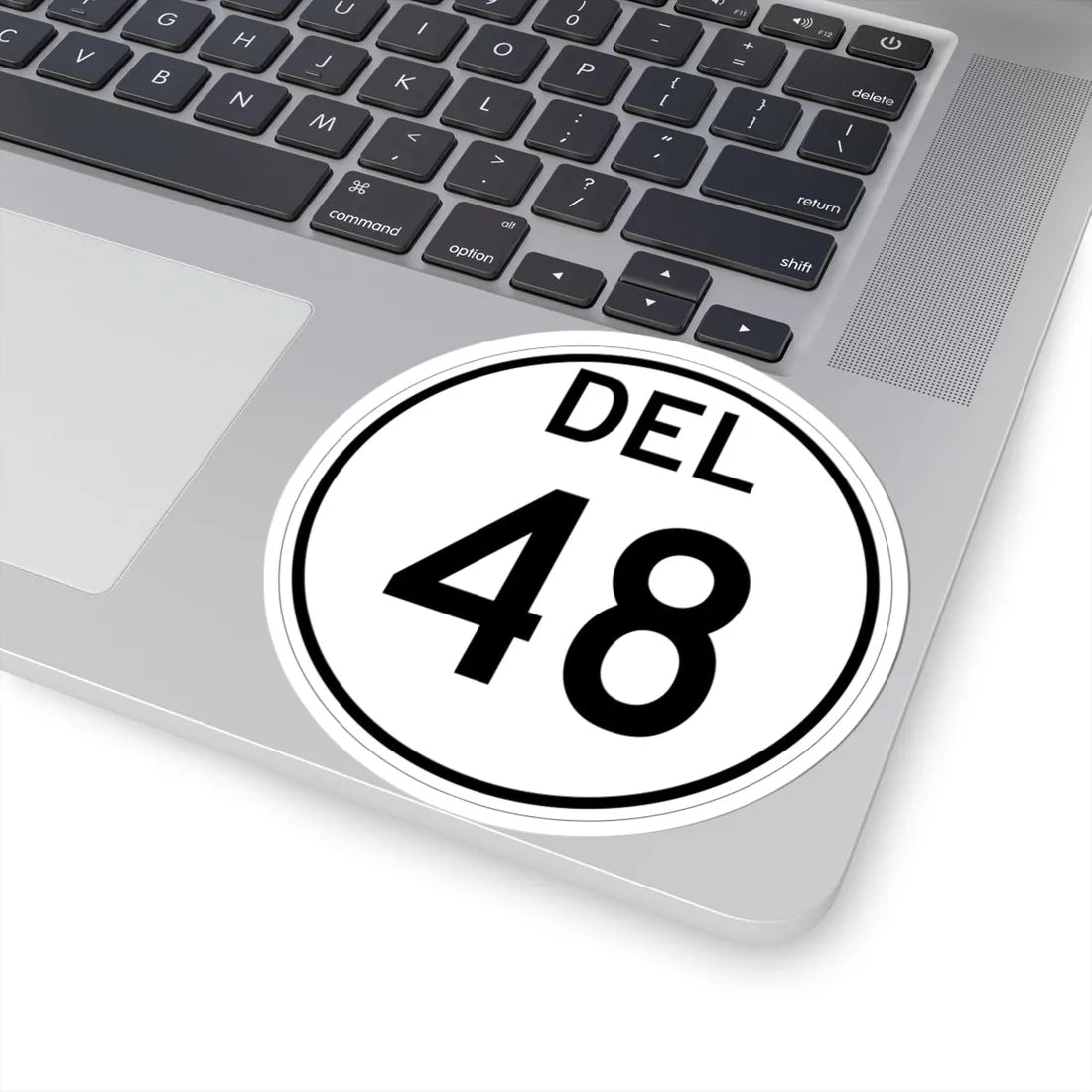 Delaware 48 1964 (Delaware) (Road Sign) STICKER Vinyl Kiss-Cut Decal - The Sticker Space