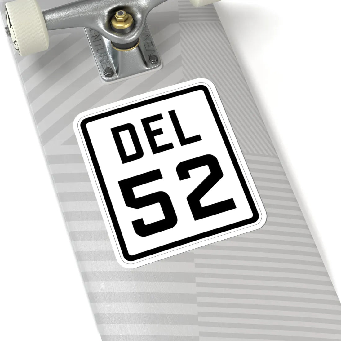 Delaware 52 1926 (Delaware) (Road Sign) STICKER Vinyl Kiss-Cut Decal - The Sticker Space