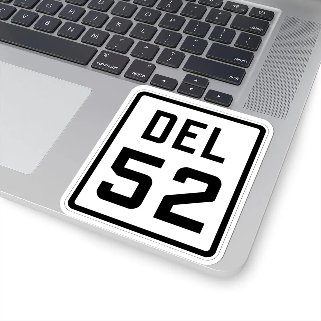 Delaware 52 1926 (Delaware) (Road Sign) STICKER Vinyl Kiss-Cut Decal - The Sticker Space