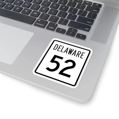 Delaware 52 1955 (Delaware) (Road Sign) STICKER Vinyl Kiss-Cut Decal - The Sticker Space