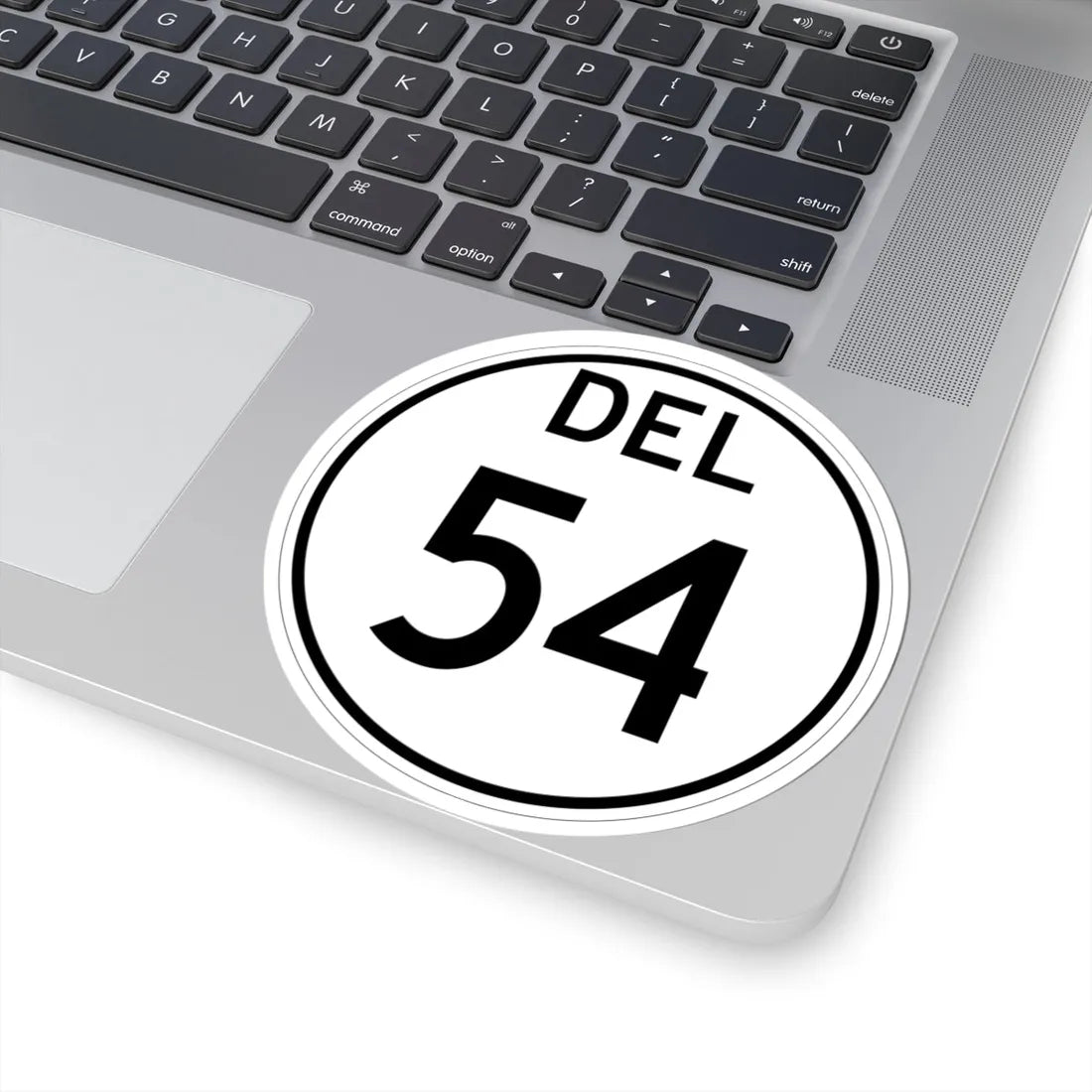 Delaware 54 1964 (Delaware) (Road Sign) STICKER Vinyl Kiss-Cut Decal - The Sticker Space