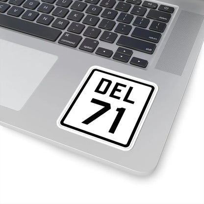 Delaware 71 1926 (Delaware) (Road Sign) STICKER Vinyl Kiss-Cut Decal - The Sticker Space