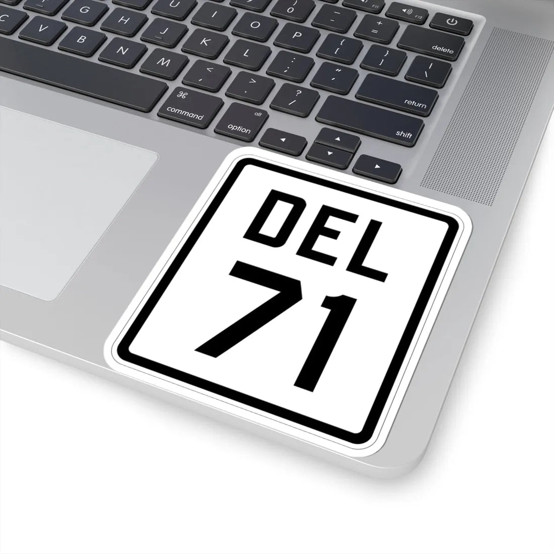 Delaware 71 1926 (Delaware) (Road Sign) STICKER Vinyl Kiss-Cut Decal - The Sticker Space