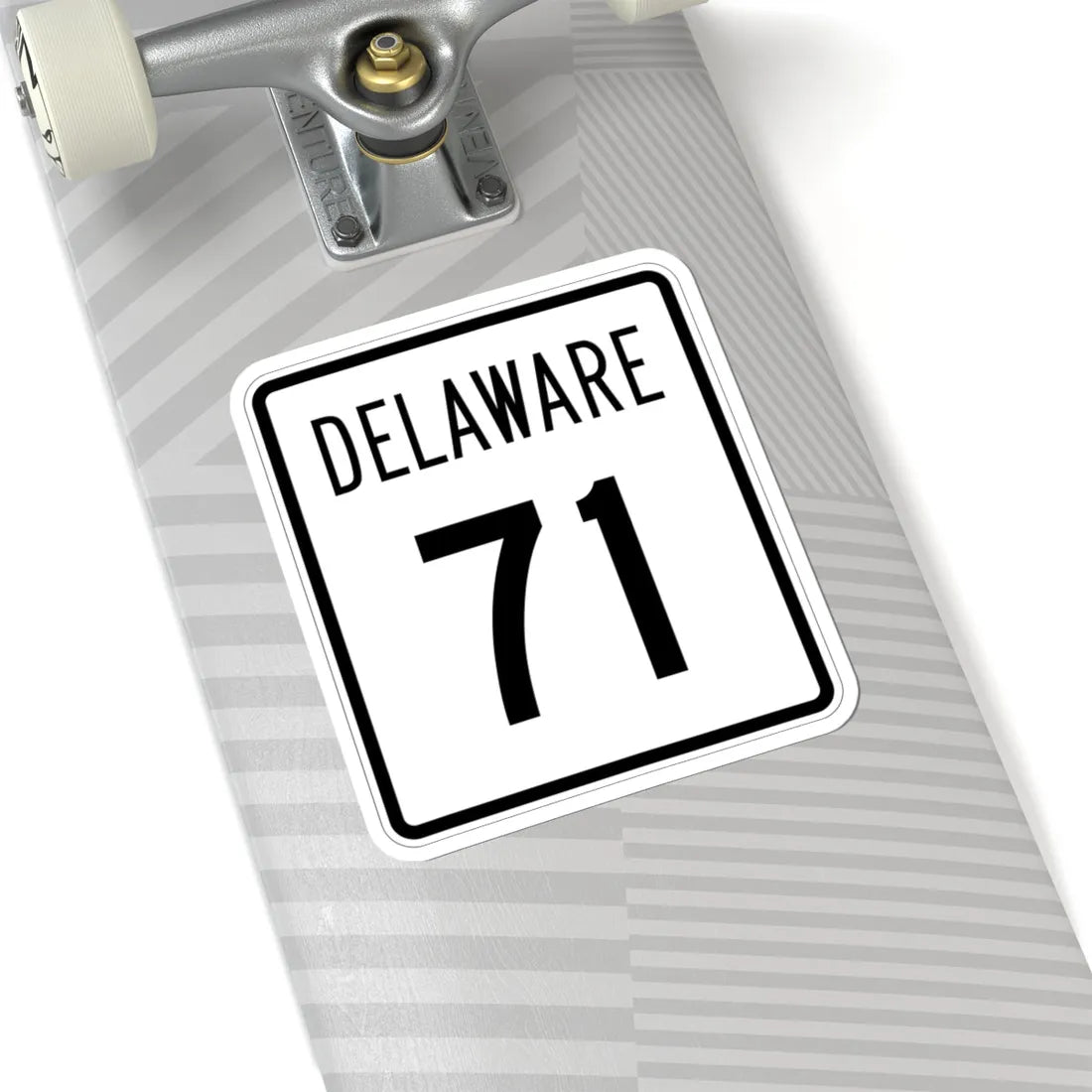 Delaware 71 1955 (Delaware) (Road Sign) STICKER Vinyl Kiss-Cut Decal - The Sticker Space