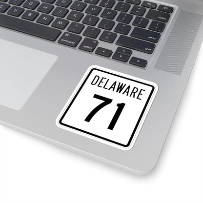 Delaware 71 1955 (Delaware) (Road Sign) STICKER Vinyl Kiss-Cut Decal - The Sticker Space