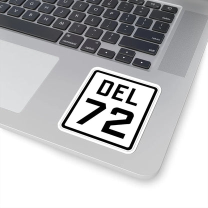 Delaware 72 1926 (Delaware) (Road Sign) STICKER Vinyl Kiss-Cut Decal - The Sticker Space